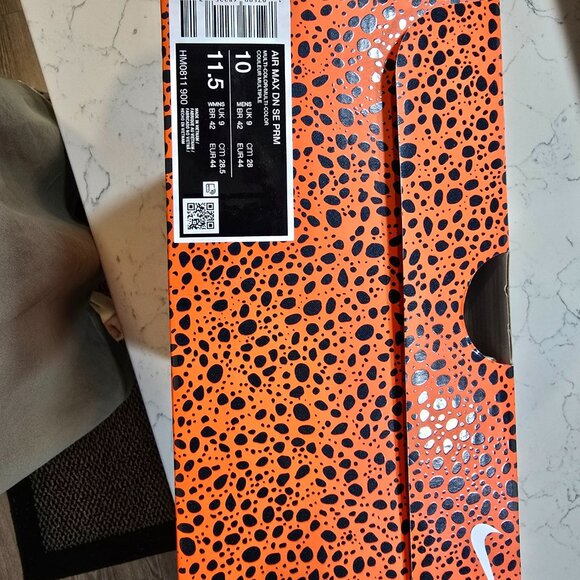 Nike Air Max DN Premium Electric Safari Black HM0811-900 Men’s Sz 10 Orange new - Picture 11 of 15
